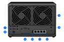 Synology DiskStation DS1522+ 5 Bay 8GB DDR4 AMD Ryzen R1600 2-core 2.6 Hot swappable 4x1GbE RJ-45 2xUSB 3.0 2xeSATA prot1 x Gen3 x2 slot 3yrs wty