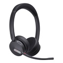 YEALINK WIRELESS (BH70) MS STEREO BLUETOOTH HEADSET BT51 DONGLE, BLACK, USB-C