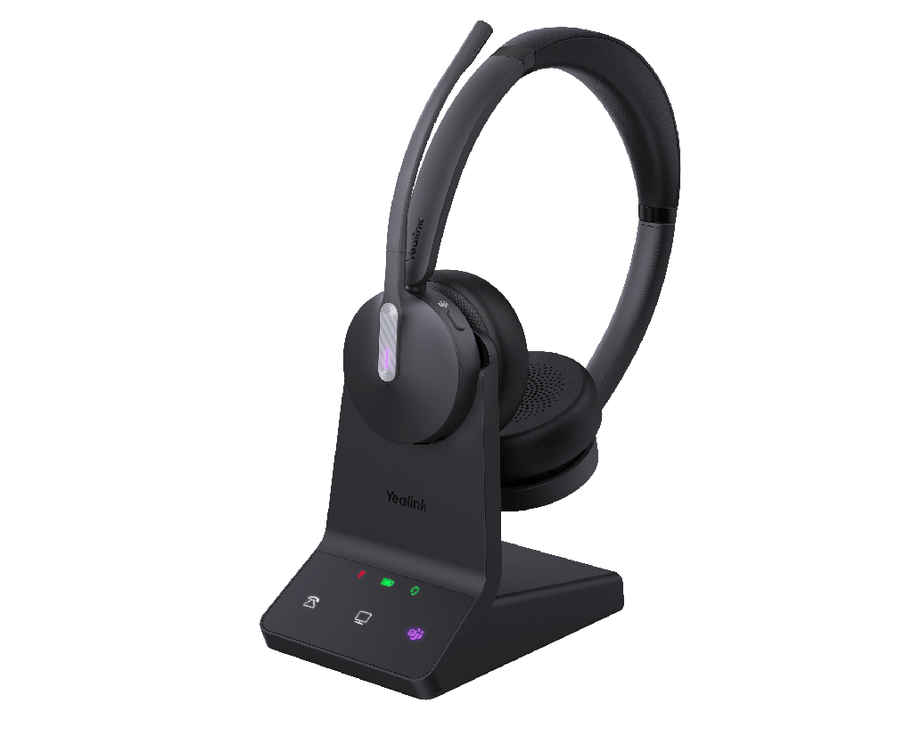 YEALINK BLUETOOTH DECT (WH64) MS STEREO HEADSET WITH BASE STATION