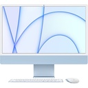 Apple iMac 24in Retina 4.5K - Blue - M1 (8-core CPU / 7-core GPU) - 8GB unified memory - 256GB SSD - Magic Mouse - Magic Keyboard