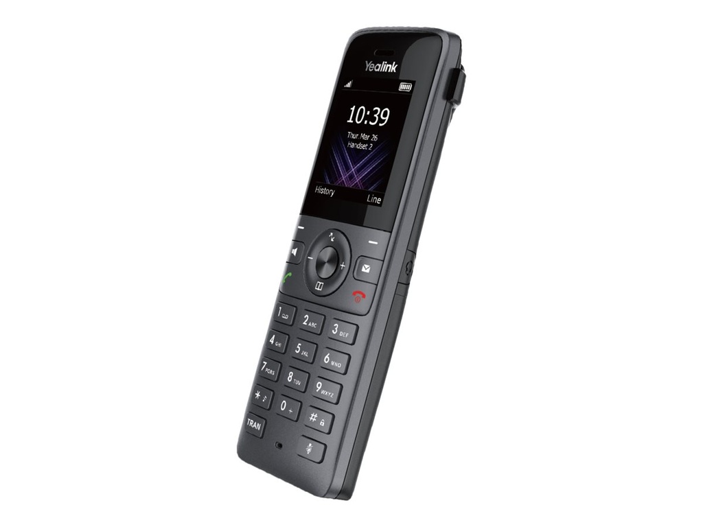 YEALINK (W73P) HIGH PERFORMANCE DECT IP PHONE SYSTEM W/HANDSET & BASE STATION,1.8" SCREEN