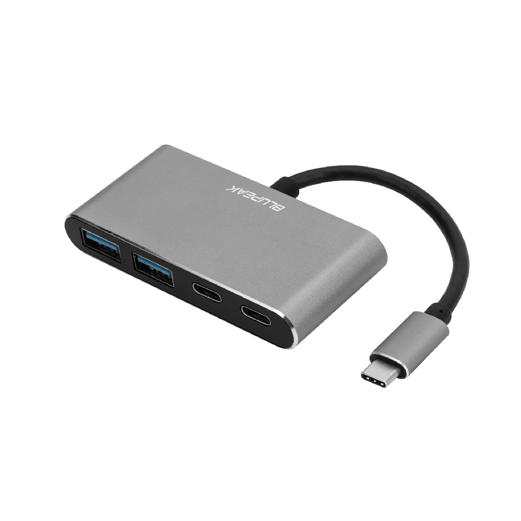 BLUPEAK USB-C TO 2 X USB-A & 2 X USB-C HUB (2 YEAR WARRANTY)