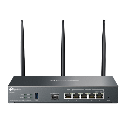 [ER706W] TP-LINK VPN ROUTER, GbE(4), WAN, GbE/WAN(6), 5YR WTY