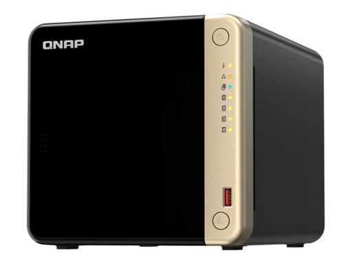 [TS-464-8G] QNAP 4-BAY NAS(NO DISK) CELERO N QC 2.9GHz, 8GB, 2.5GbE(2), M.2(2), PCIe, TWR 3YR WTY