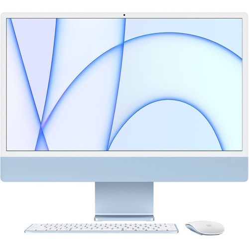 [Z12W00045] Apple iMac 24in Retina 4.5K - Blue - M1 (8-core CPU / 8-core GPU) - 16GB unified memory - 512GB SSD - Magic Mouse - Magic Keyboard with Touch ID (EN) - Gigabit Ethernet